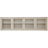 Porto Wandschrank mit LED-Beleuchtung - 212 cm breit - Eiche Weiß geöltes